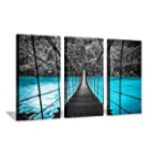 3 panel wall art, 16" x 26" x 3